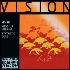 snaren 1/4 viool vision Set of los E / A / D / G